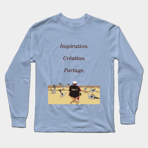 Inspiration, creation, partage Long Sleeve T-Shirt by gleaner